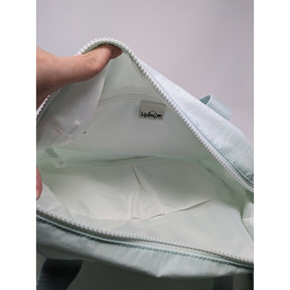 Kipling Klara Women's Crossbody Satchel Bag Willow Green Pockets Lightweight - Picture 7 of 7